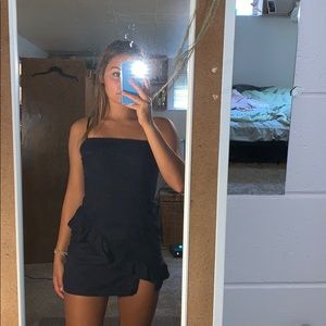 Navy blue short dress